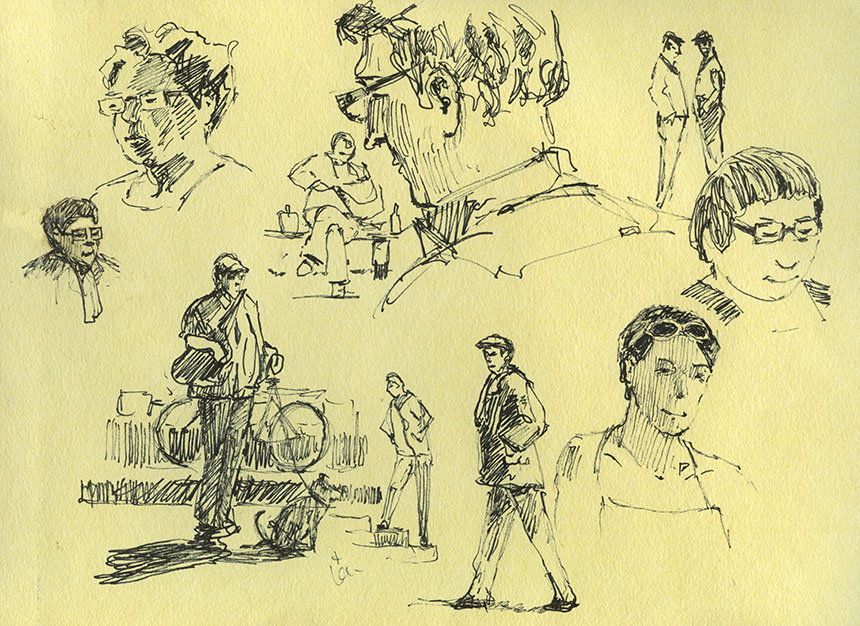 People sketches, florence