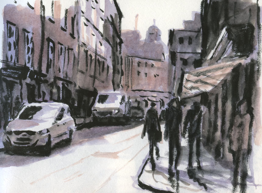 London, soho, sketch
