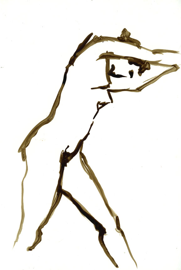 Life drawing, figure, nude