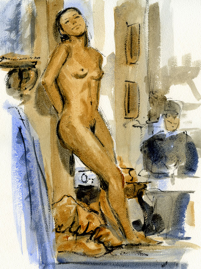 life drawing, nude, figure