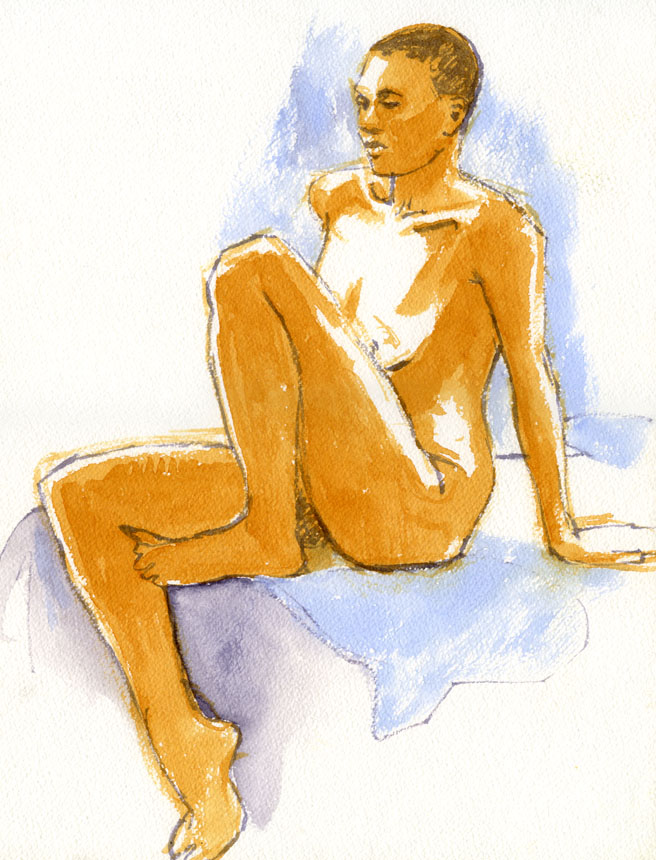 Life drawing, nude