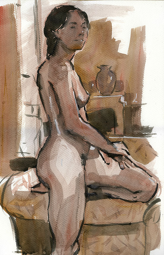 Life drawing, nude