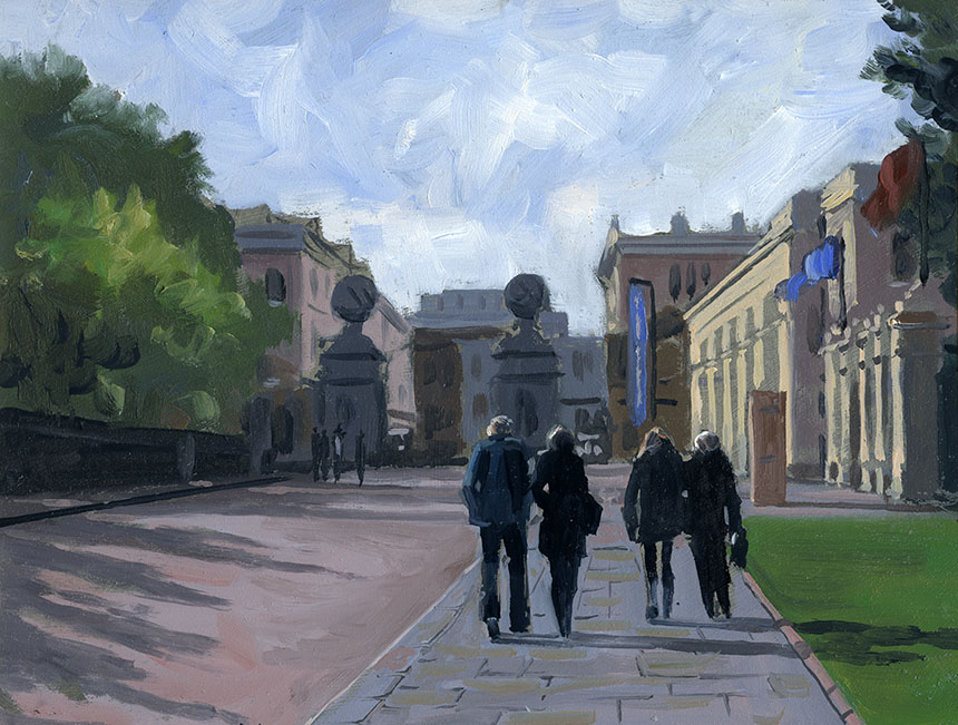 Greenwich, London, plein air, oils, painting