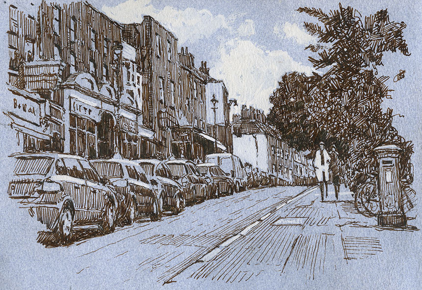 Richmond Hill, Pen and Ink, Wapping Group