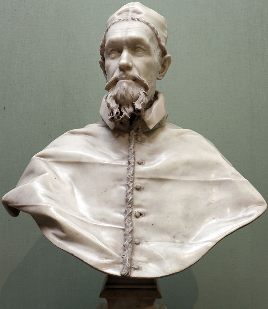 Bernini, Innocent X, Sculpture, marble