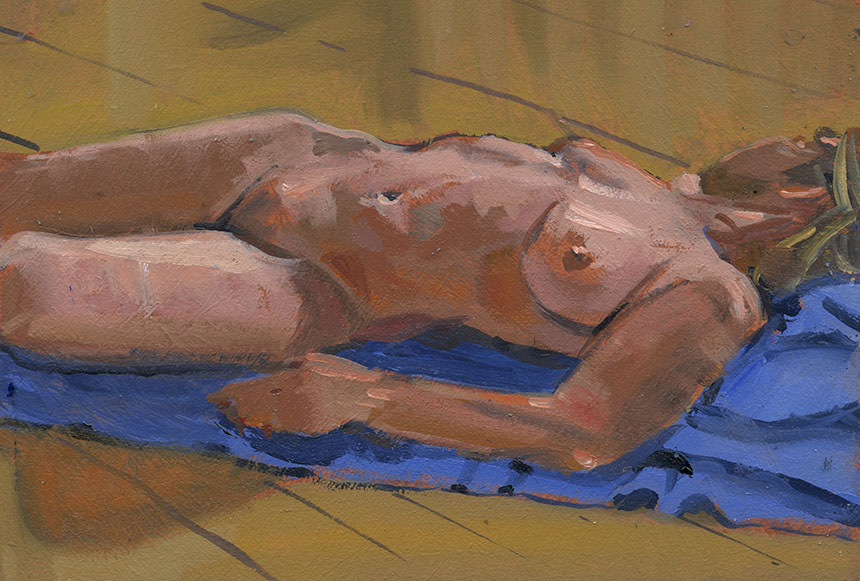 figure painting, oil painting