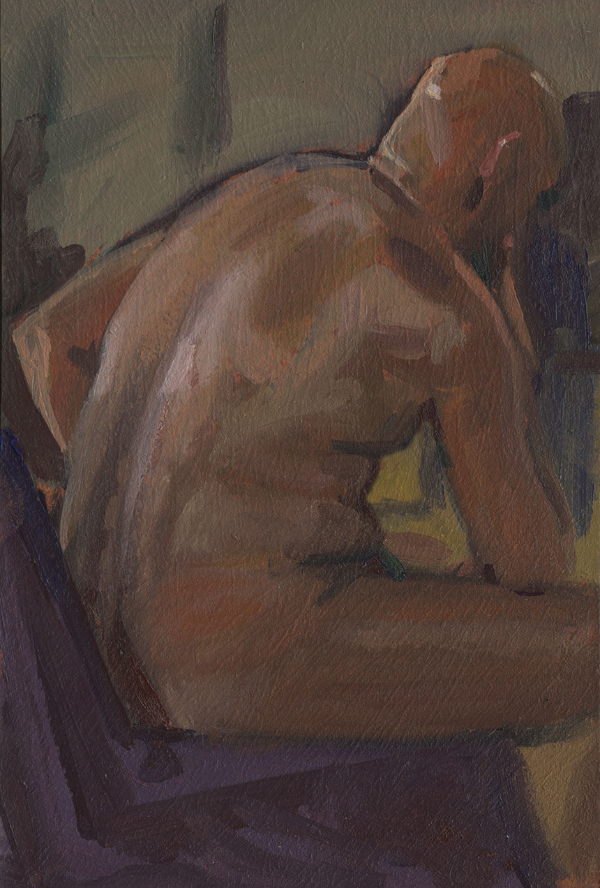 figure painting, oil painting