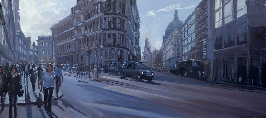 Cannon St, London, painting
