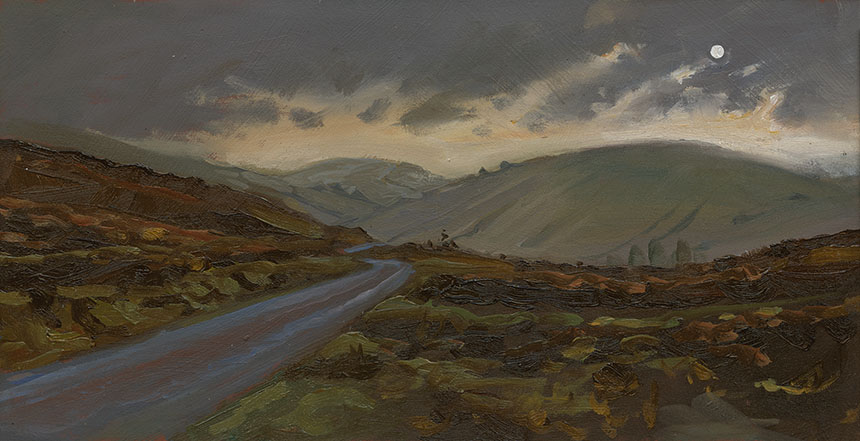 Dartmoor, Devon, plein air, oil painting